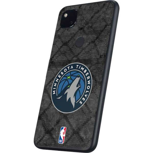 NBA Minnesota Timberwolves Dark Rust Google Pixel 4a Skin